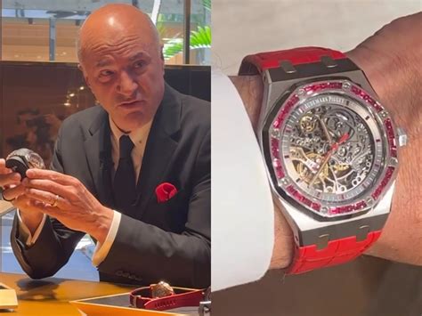 why does kevin o'leary wear a watch on each wrist|kevin o'leary titanium watch.